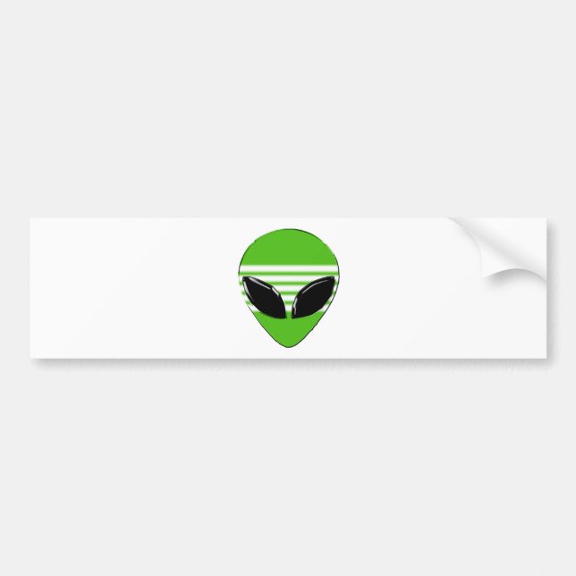 Alien-01 Bumper Sticker (Front)