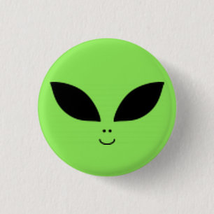 Alien 1 Inch Round Button