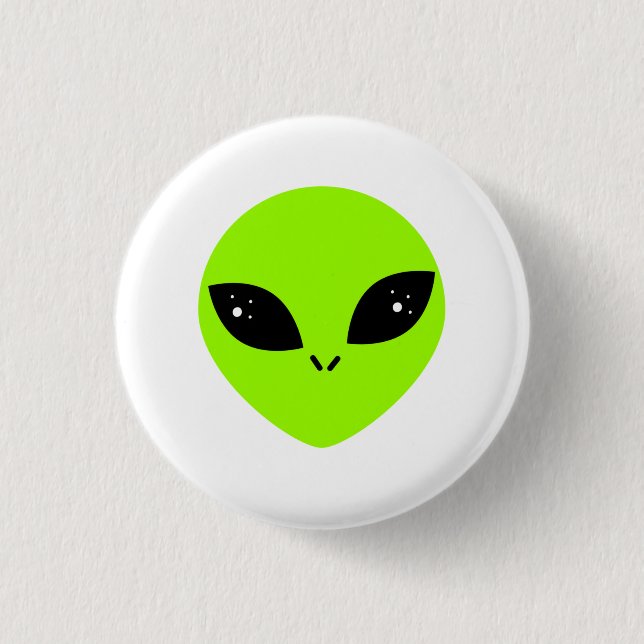 Alien  1 inch round button (Front)