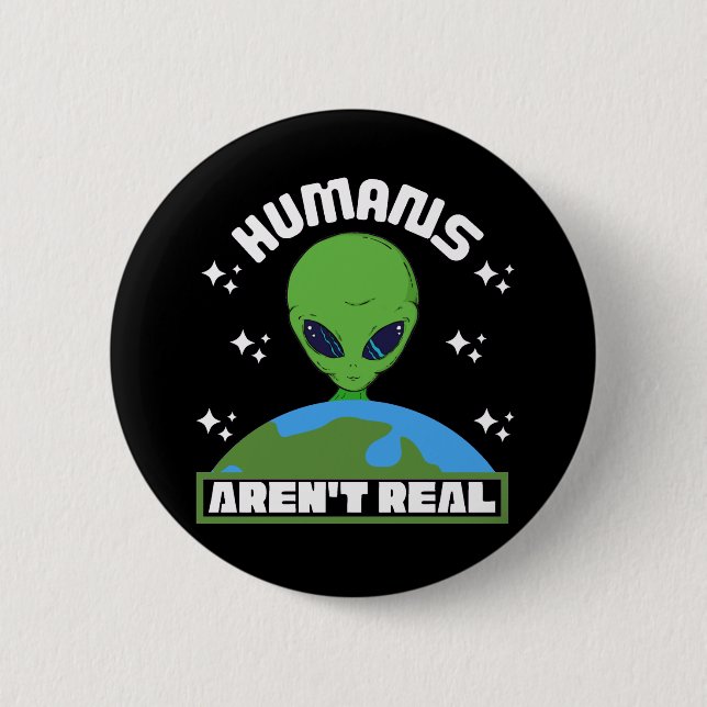 ALIEN 2 INCH ROUND BUTTON (Front)