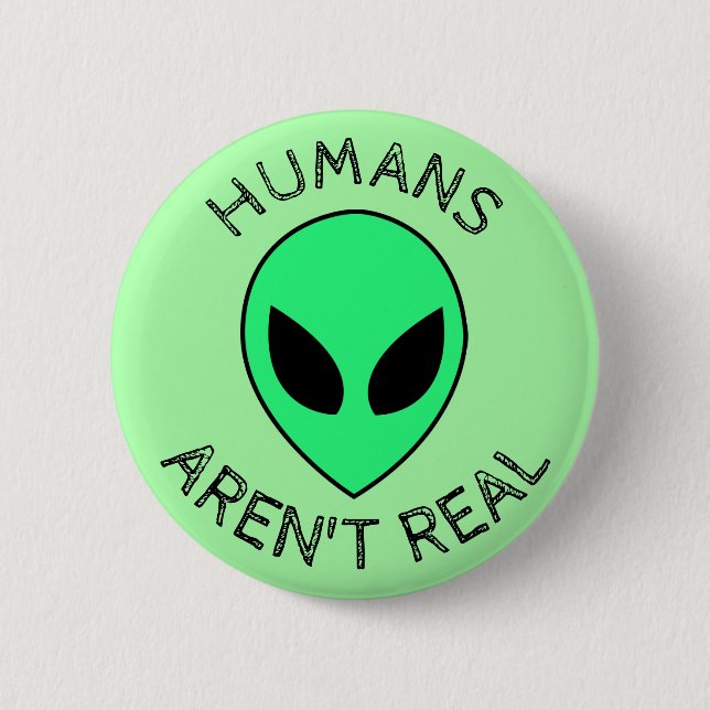 Alien 2 Inch Round Button (Front)