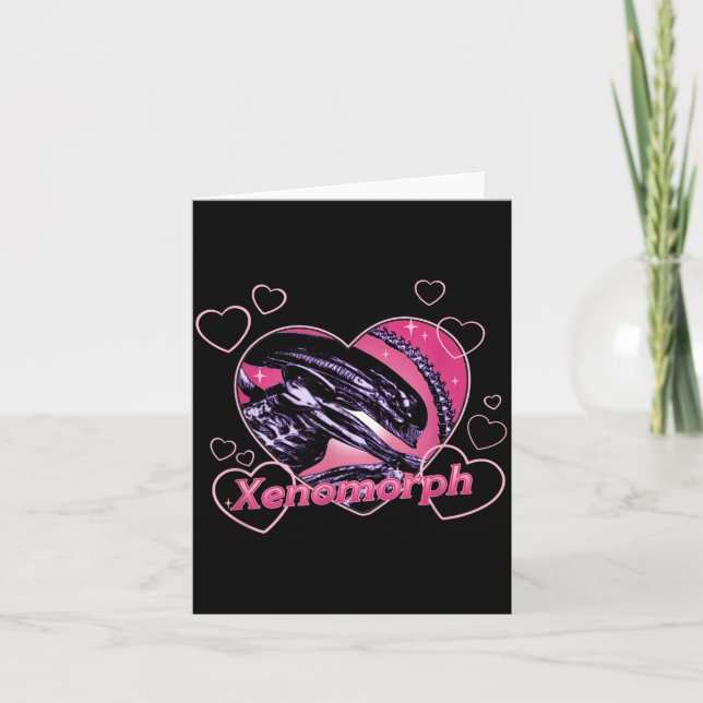 Alien 3 Valentine's Day Loving Xenomorph Heart Rtr Card (Front)