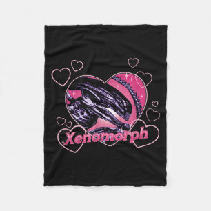 Alien 3 Valentine's Day Loving Xenomorph Heart Rtr Fleece Blanket