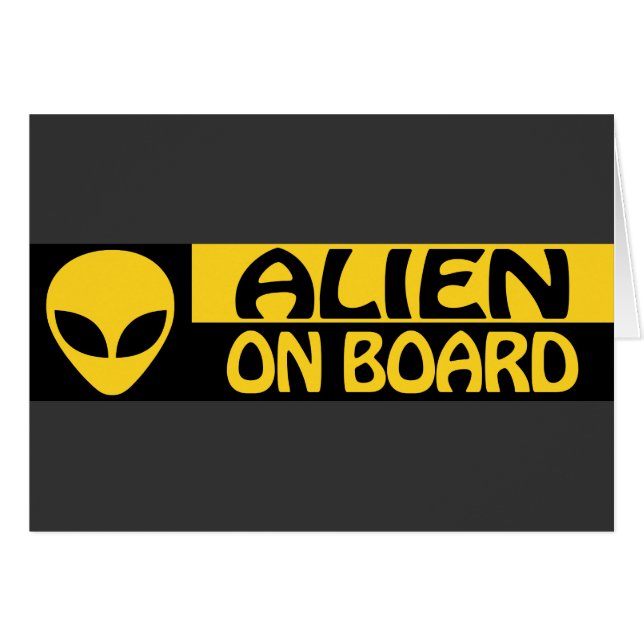 ALIEN À BORD (Devant horizontal)