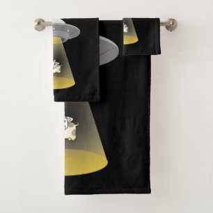 Alien Abduction  Bath Towel Set