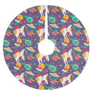 Alien Abduction Brushed Polyester Tree Skirt