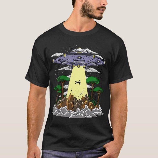 Alien Abduction Conspiracy T-Shirt (Front)