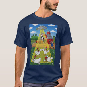 Alien abduction down on the farm T-Shirt