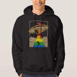 Alien Abduction Gay Pride Gaylien Lgbt Hoodie