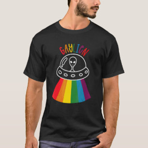Alien Abduction Gay Pride Gaylien Lgbt T-Shirt