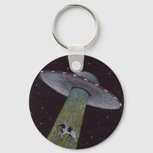 Alien Abduction Keychain