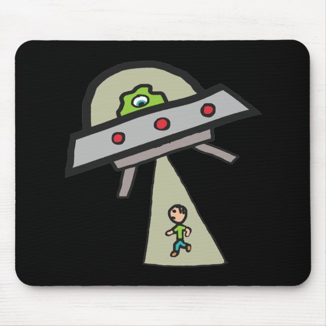 Alien Abduction Mouse Pad (Front)