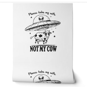 Alien Abduction, Not My Cow For Farmers Humour Wallpaper