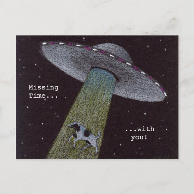 Alien Abduction Postcard (Front)