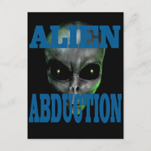 Alien Abduction Postcard