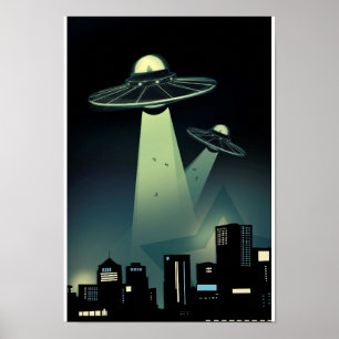 Alien Abduction Poster Larger