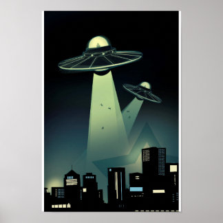 Alien Abduction Poster Larger