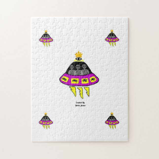 Alien Abduction Puzzle (Vertical)