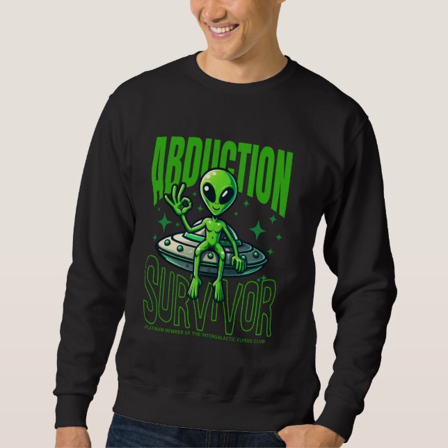 Alien Abduction Survivor platinum member Intergala Sweatshirt (Front)