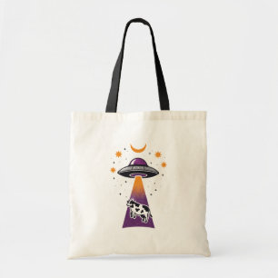 Alien Abduction Tote Bag