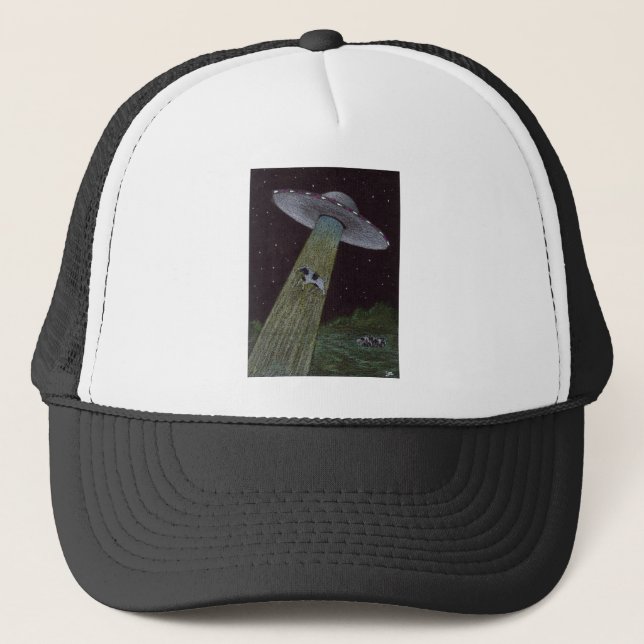 Alien Abduction Trucker Hat (Front)
