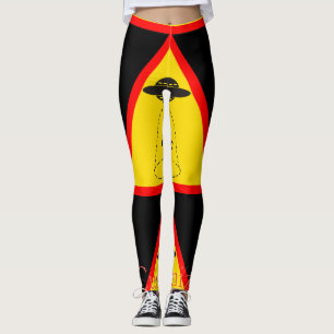 Alien Abduction UFO Thunder_Cove  Leggings