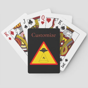 Alien Abduction UFO Thunder_Cove Playing Cards