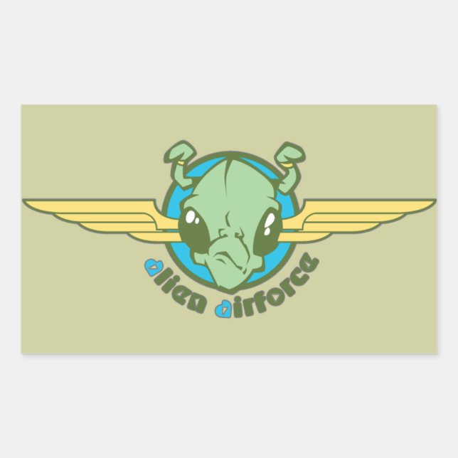 Alien Airforce Sticker (Front)