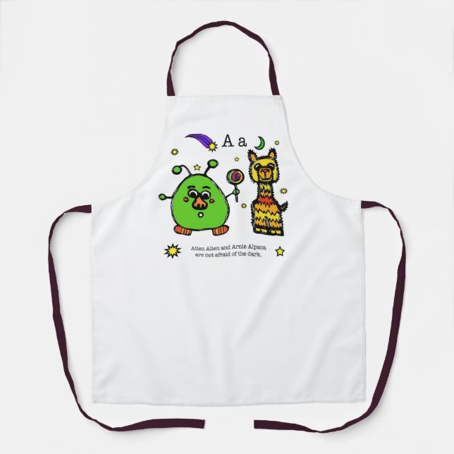 Alien & Alpaca Apron (Front)