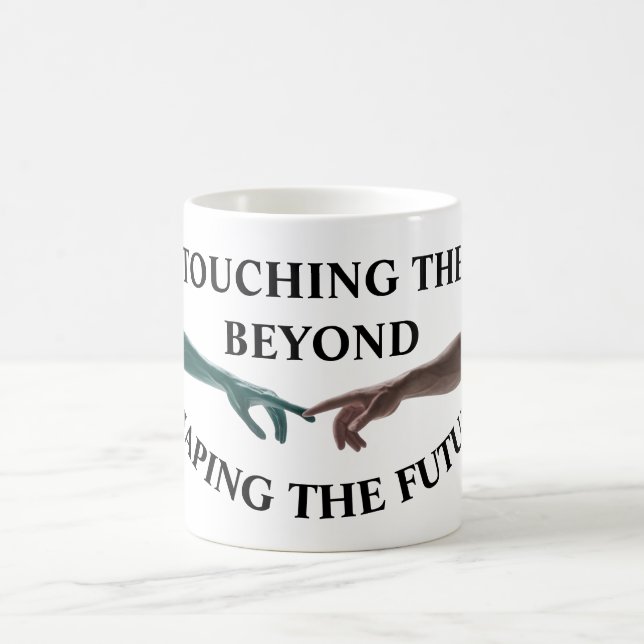 Alien and Human Coffee Mug (Center)