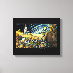 Alien Archaeology Canvas Print