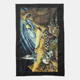 Alien Archaeology Kitchen Towel