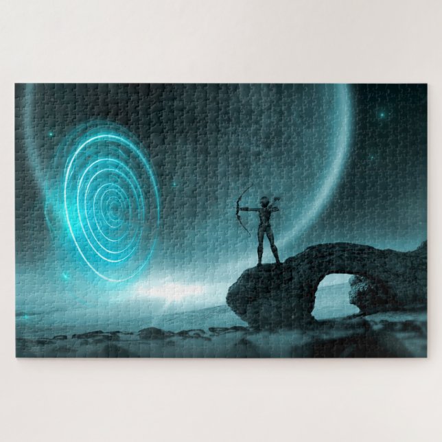 Alien Archer Jigsaw Puzzle (Horizontal)