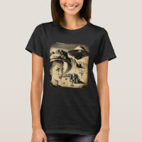 Alien Area 51 Zombie Nevada Desert Cool Retro Grap