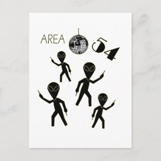 Alien Area 54 Postcard