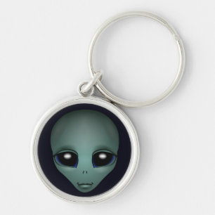 Alien Art Key Chain Extraterrestrial Gifts & Decor