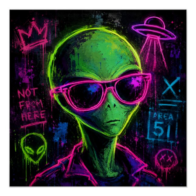 Alien Art Poster (Front)