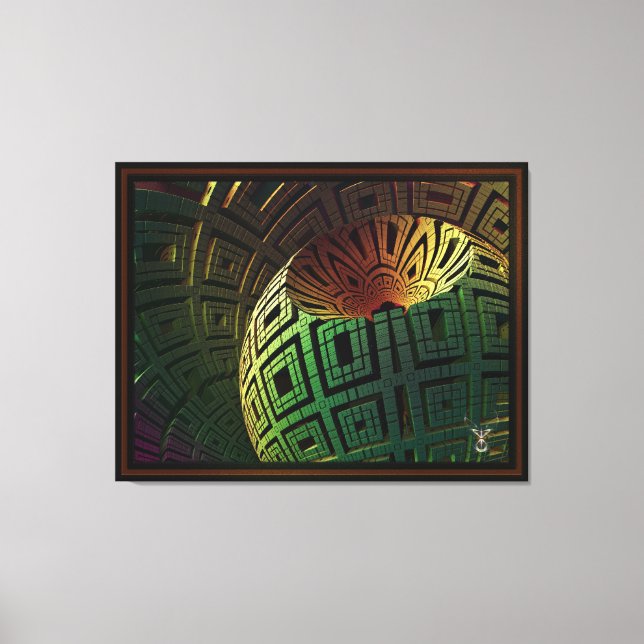 Alien Artifact by Xzendor7 Canvas Print (Front)