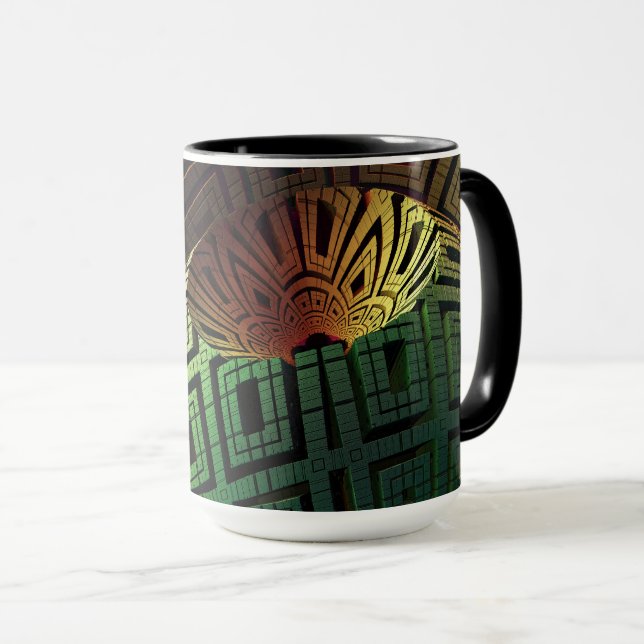 Alien Artifact by Xzendor7 Mug (Front Right)