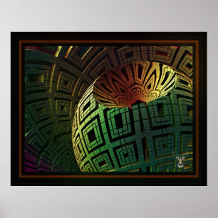 Alien Artifact by Xzendor7 Poster