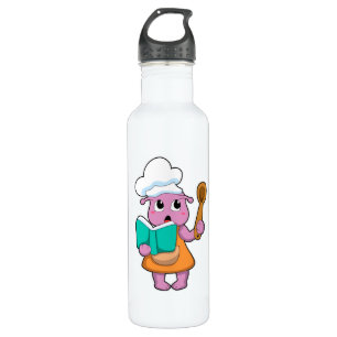 Alien as Cook with Cookbook 710 Ml Water Bottle