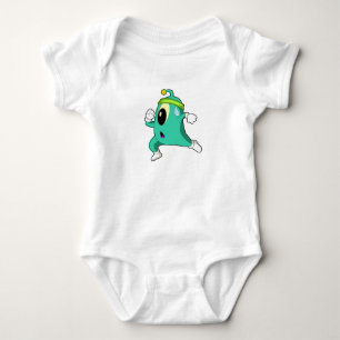 Alien as Runner Baby Bodysuit