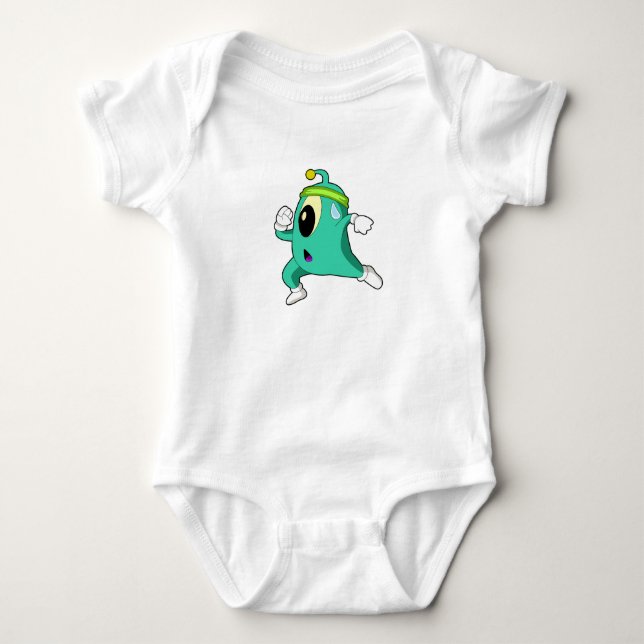 Alien as Runner Baby Bodysuit (Front)