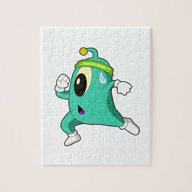 Alien as Runner Jigsaw Puzzle (Vertical)