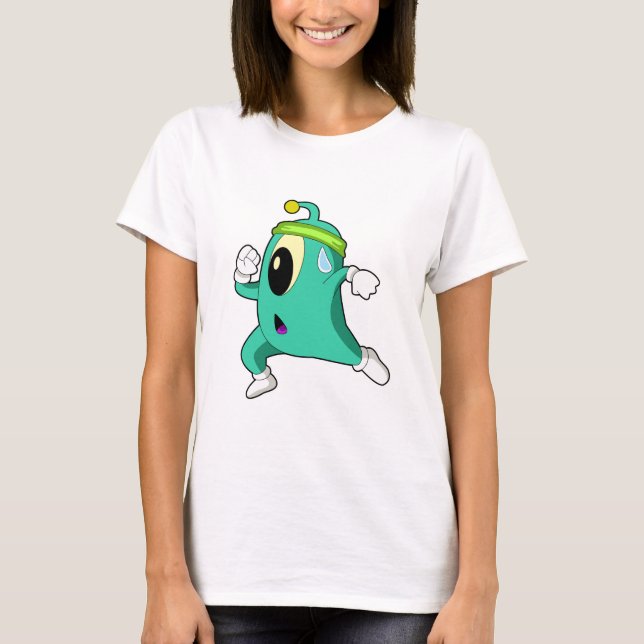 Alien as Runner T-Shirt (Front)
