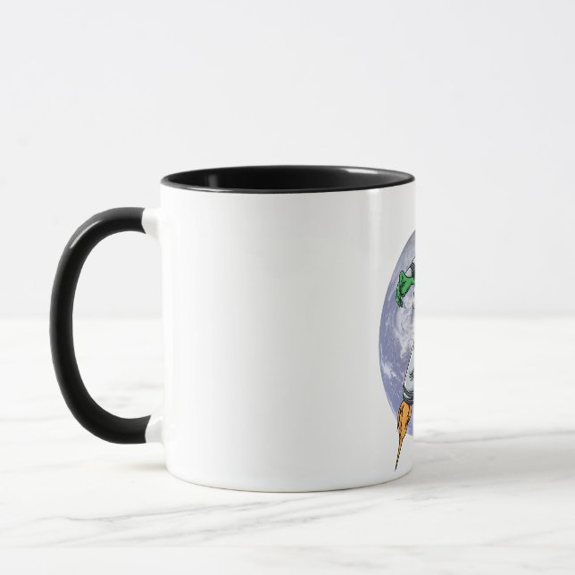 alien astronaut mug (Left)