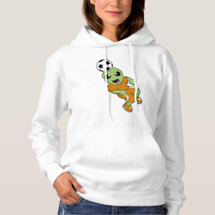 Alien at Soccer Sports Hoodie