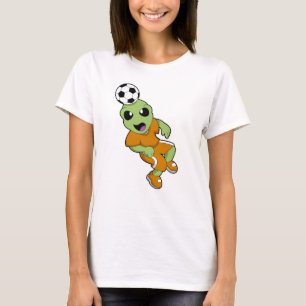 Alien at Soccer Sports T-Shirt