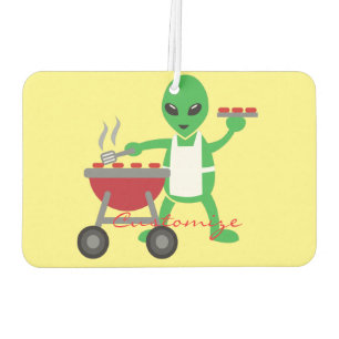 Alien Barbeque Cookout Thunder_Cove Air Freshener