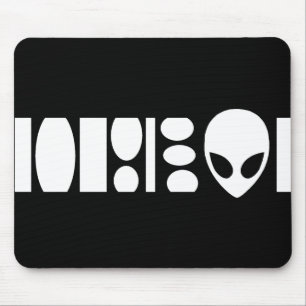 aLiEn BARCODE! Mouse Pad